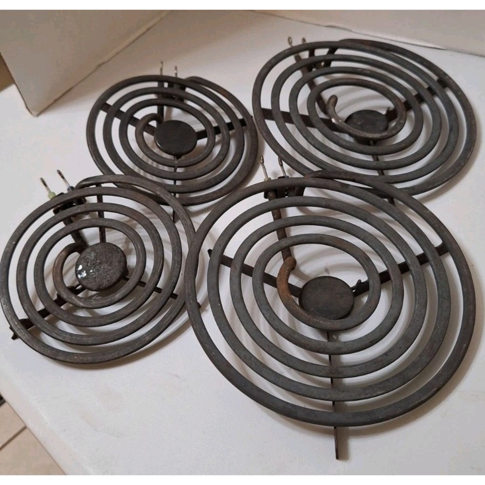 Set Of 4 Genuine Oven Whirlpool Coil‎ Element Part WP660532 8" & 6"